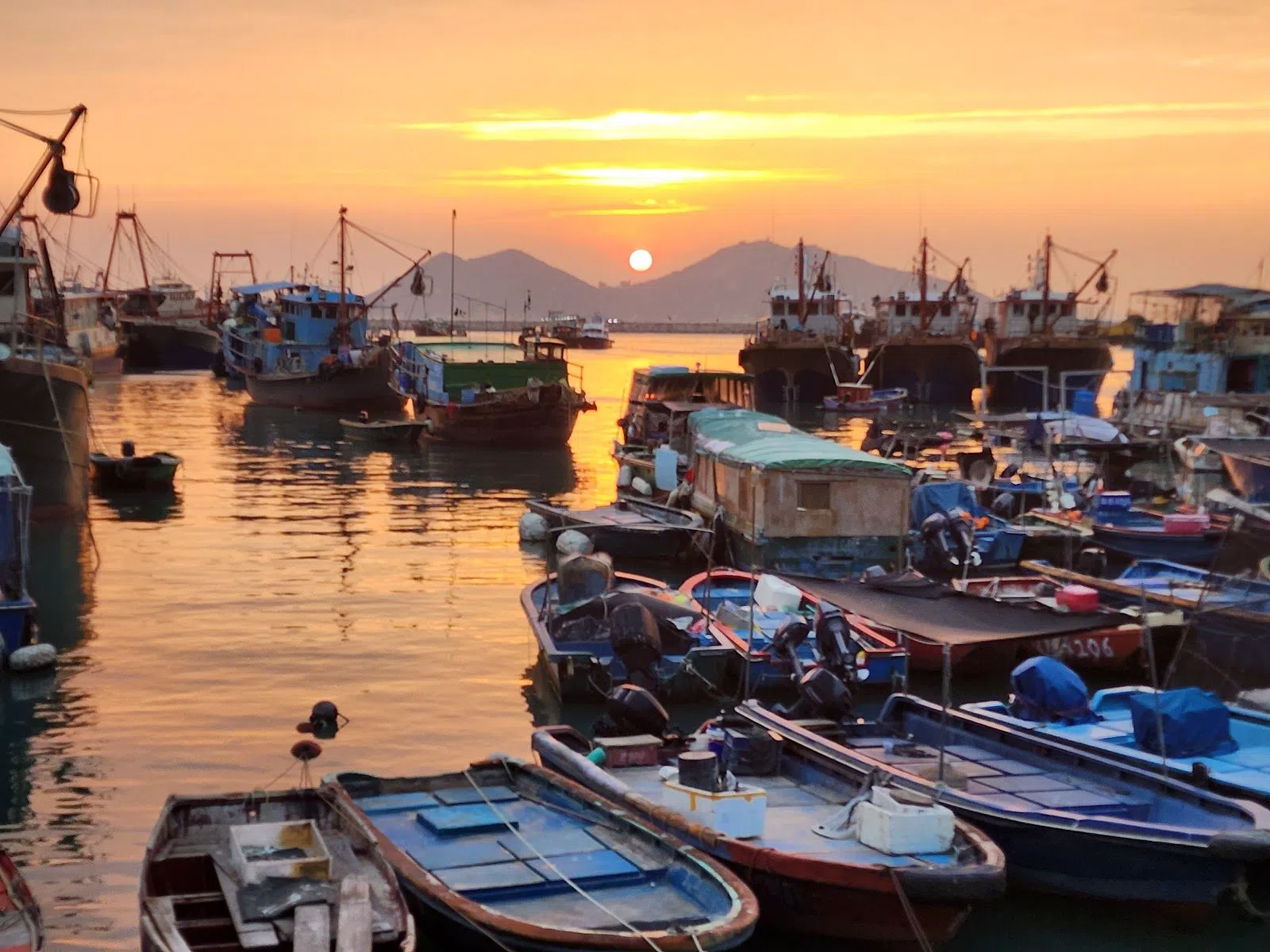 Cheung Chau village and the Praya, Hong Kong